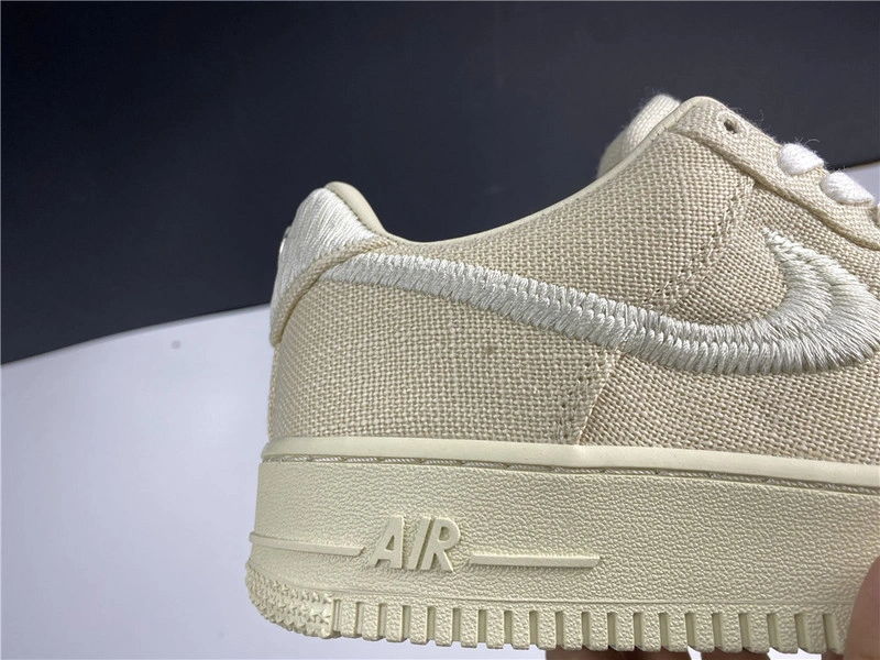 Stussy x Nike Air Force 1 Low “Fossil Stone”  CZ9084-200