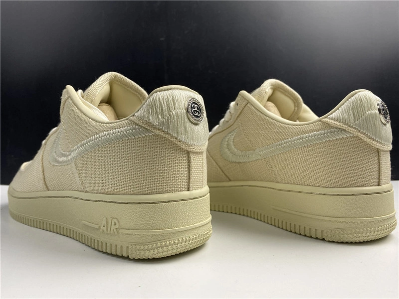 Stussy x Nike Air Force 1 Low “Fossil Stone”  CZ9084-200