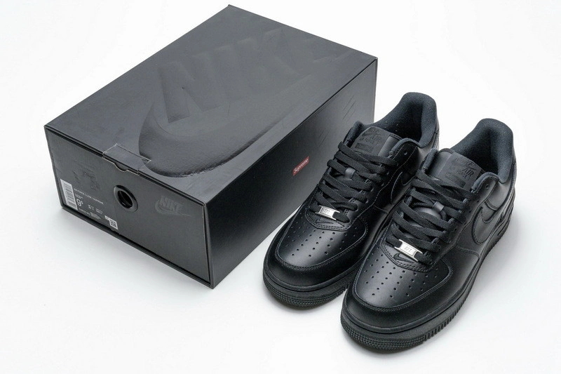 Supreme X Air Force 1 Low 'Box Logo Black' CU9225 001
