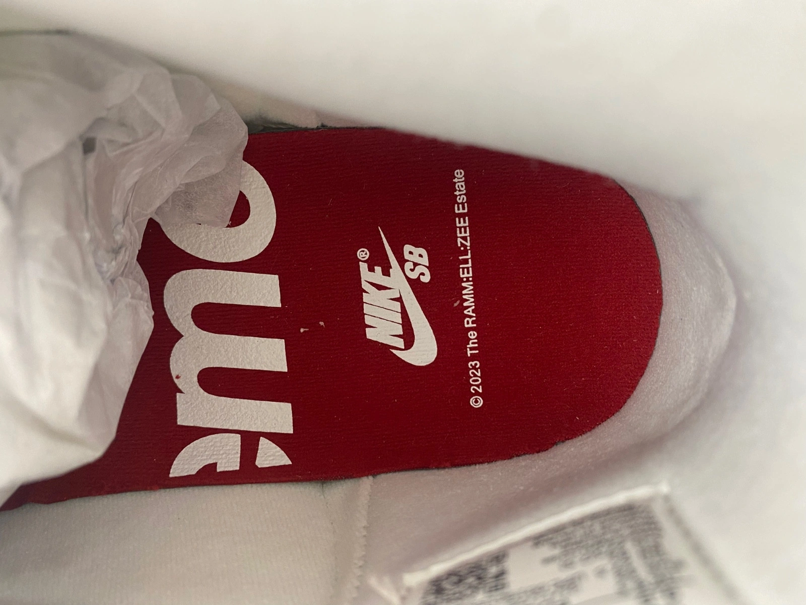 Supreme x Nike SB Dunk High Rammellzee FD8779-100