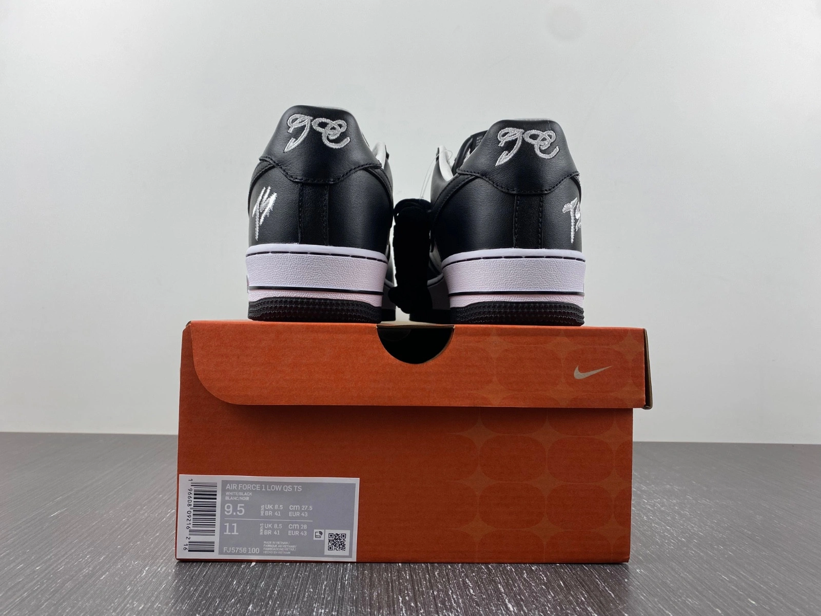 Terror Squad X Air Force 1 Low 'Black White'  FJ5756-100