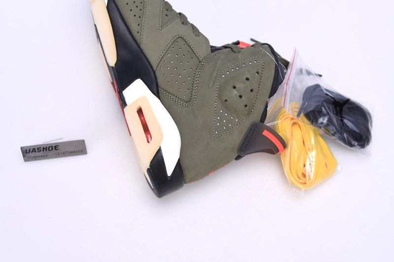 Travis Scott Air Jordan 6 Medium Olive Cactus Jack CN1084-200
