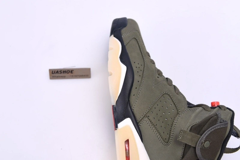 Travis Scott Air Jordan 6 Medium Olive Cactus Jack CN1084-200