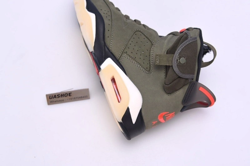 Travis Scott Air Jordan 6 Medium Olive Cactus Jack CN1084-200