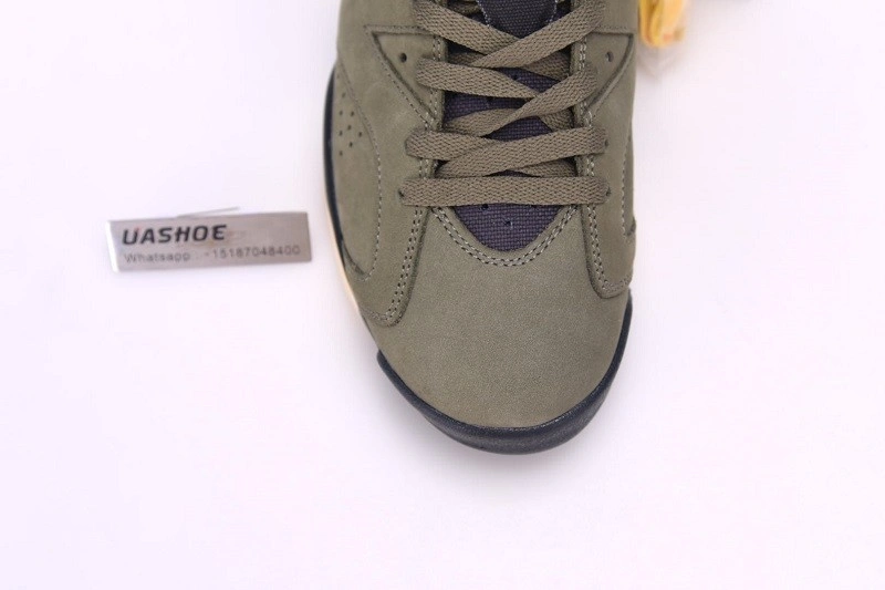 Travis Scott Air Jordan 6 Medium Olive Cactus Jack CN1084-200