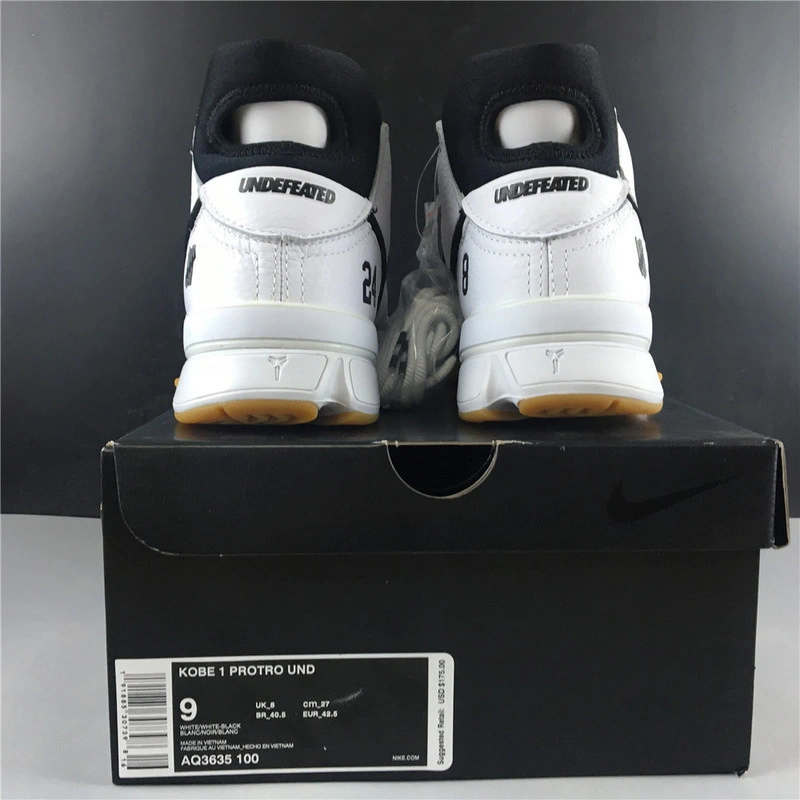 Undefeated x Nike Kobe 1 ZK1  AQ3635-100