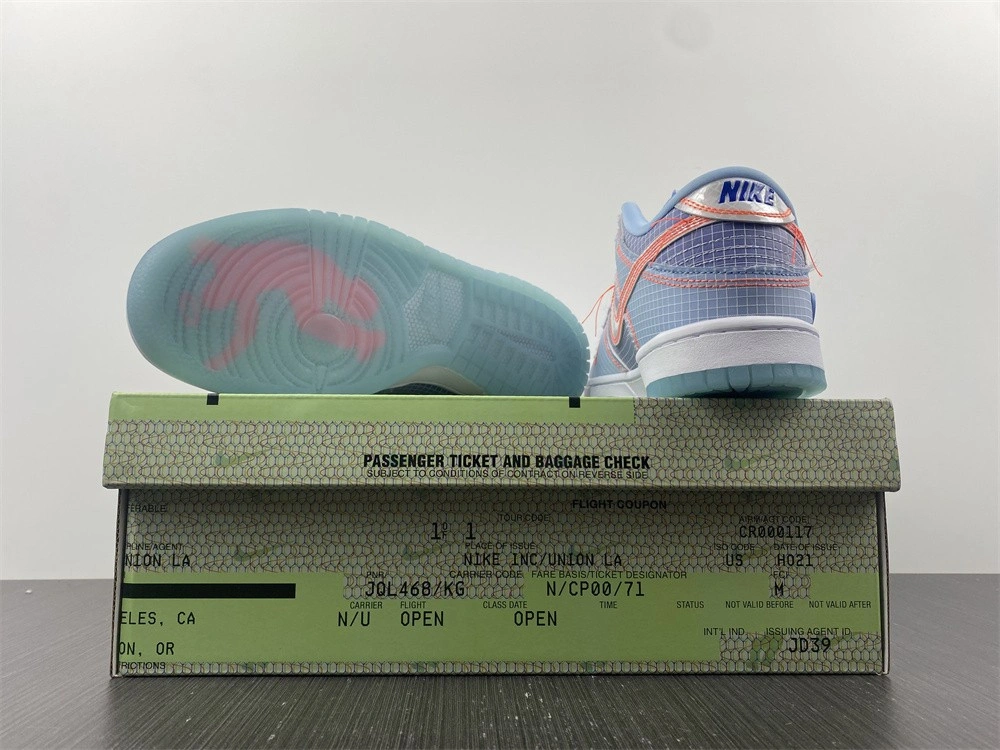 Union x Nike Dunk Low Blue DJ9649-400