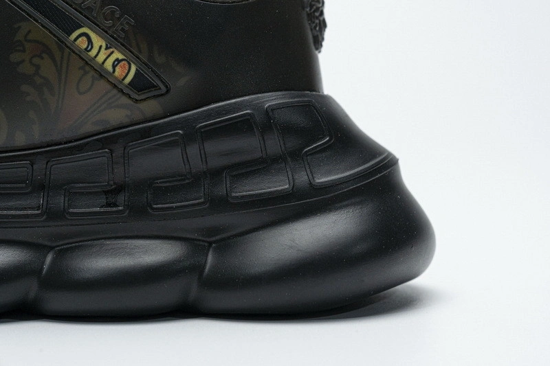 Versace Chain Reaction TRIPLE BLACK Sneakers