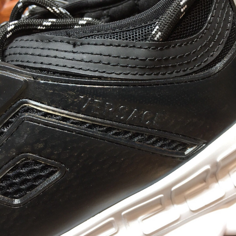 Versace Chain Reaction TRIPLE BLACK&WHITE  Sneakers