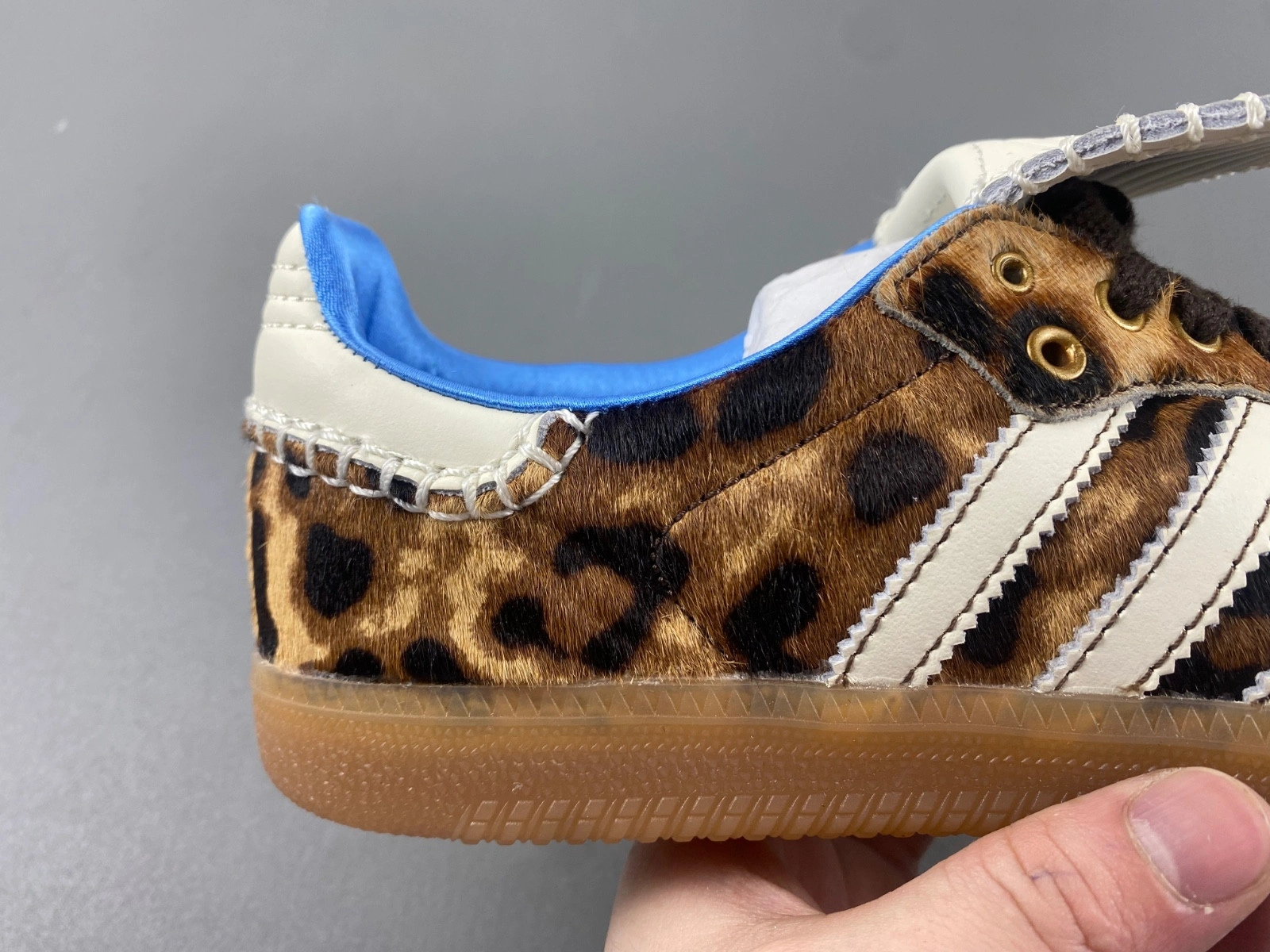 Wales Bonner x adidas Samba 'Leopard Pony' IE0578