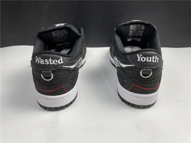 Wasted Youth × Nike Dunk SB Low “Black”  DD8386-001