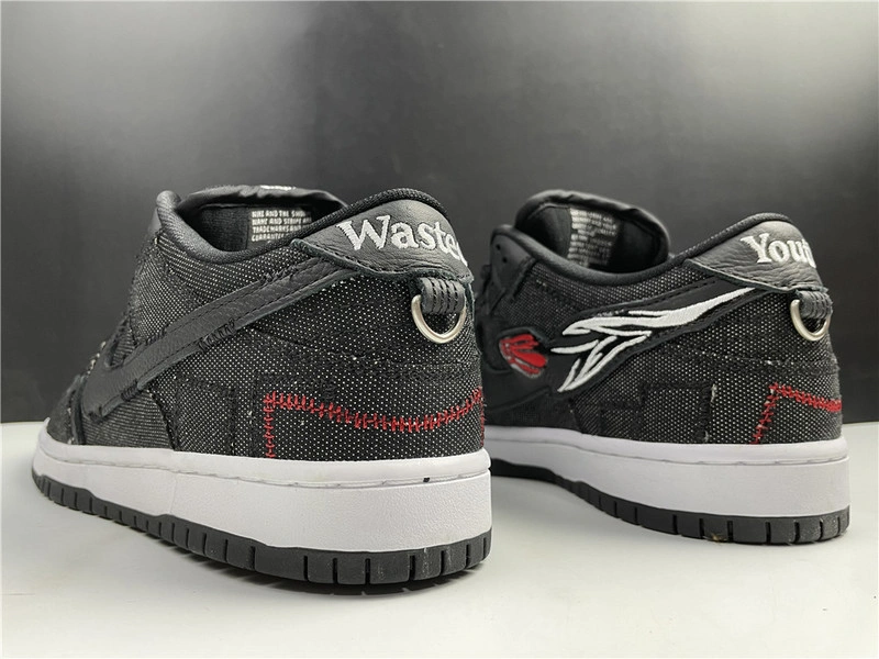 Wasted Youth × Nike Dunk SB Low “Black”  DD8386-001