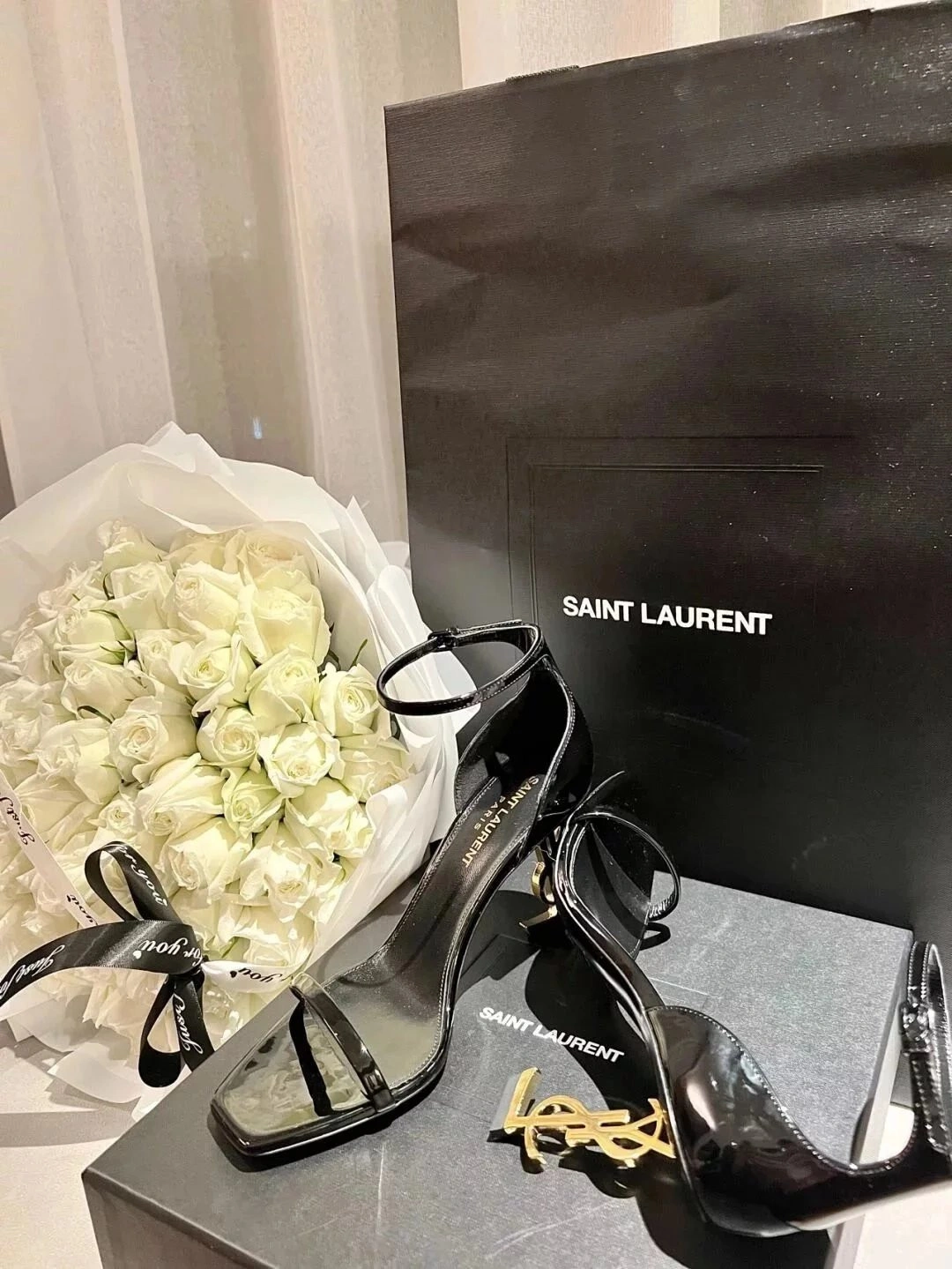 YSL HIGH HEELED SHOES