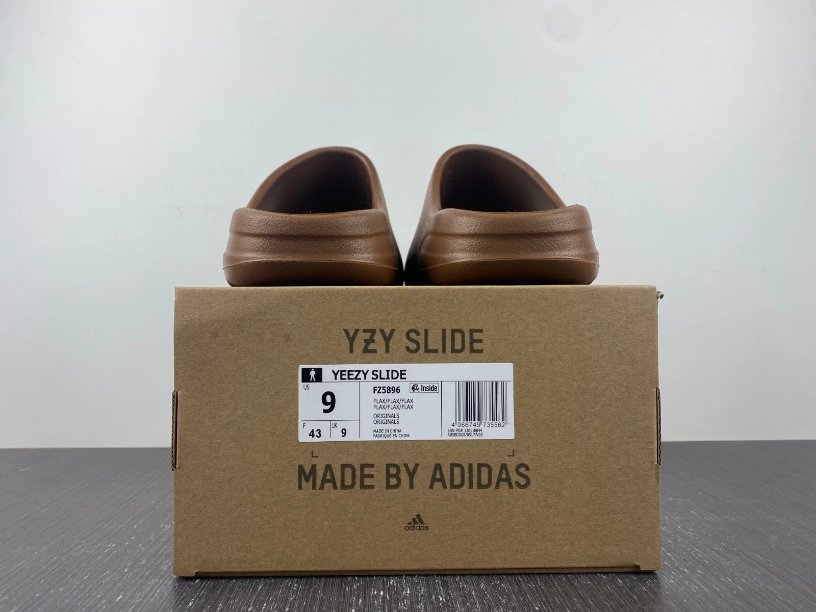 Yeezy Slides 'Flax' - Adidas - FZ5896