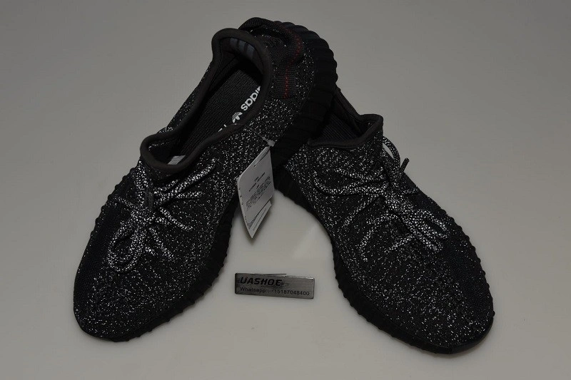 adidas  Boost 350 V2 'Black Reflective'   FU9007