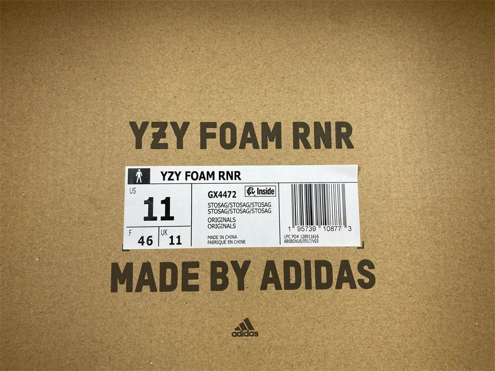 adidas  Yeezy Foam RNNR Stone Sage - GX4472