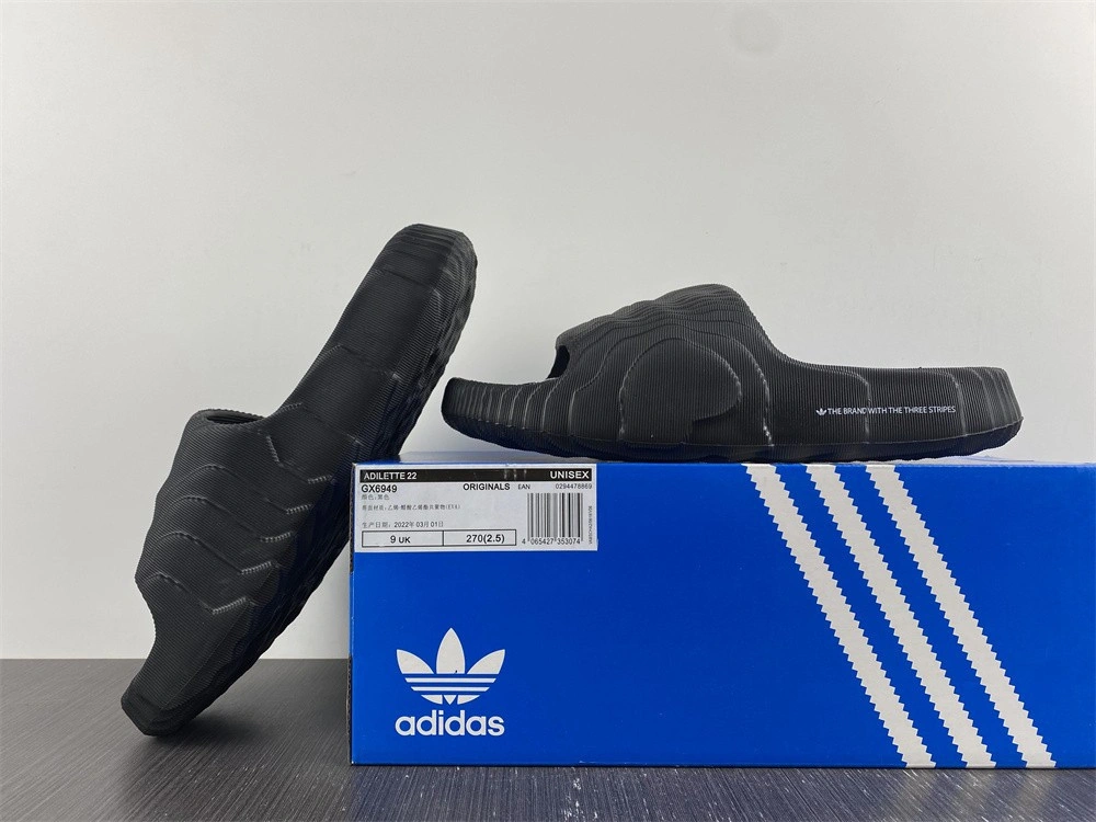 adidas Adilette 22 Slides Black - GX6949