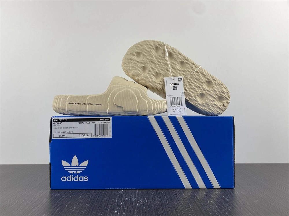 adidas Adilette 22 Slides Grey - GX6950