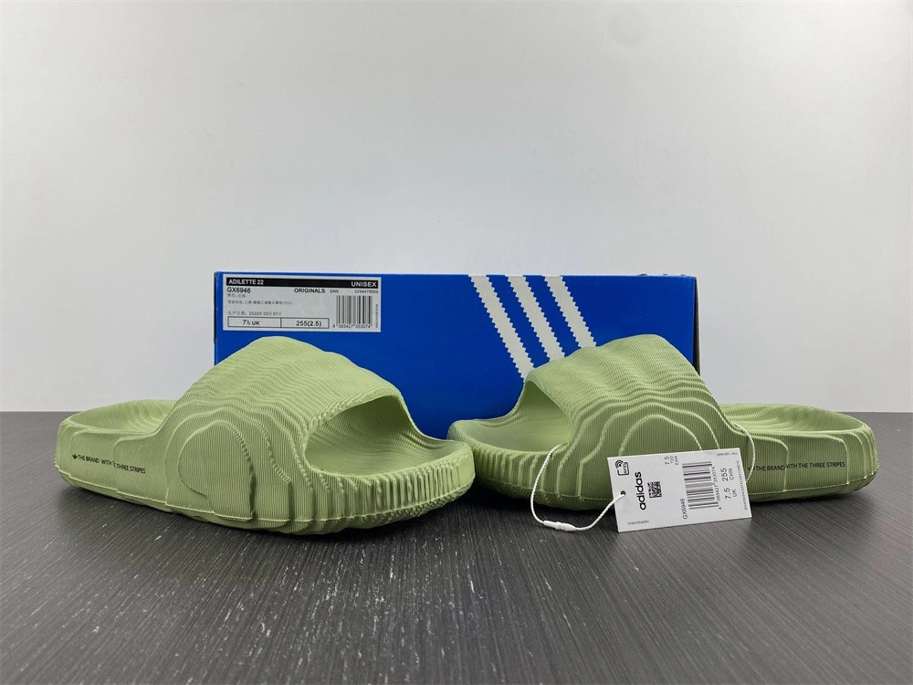 adidas Adilette 22 Slides Magic Lime - GX6946