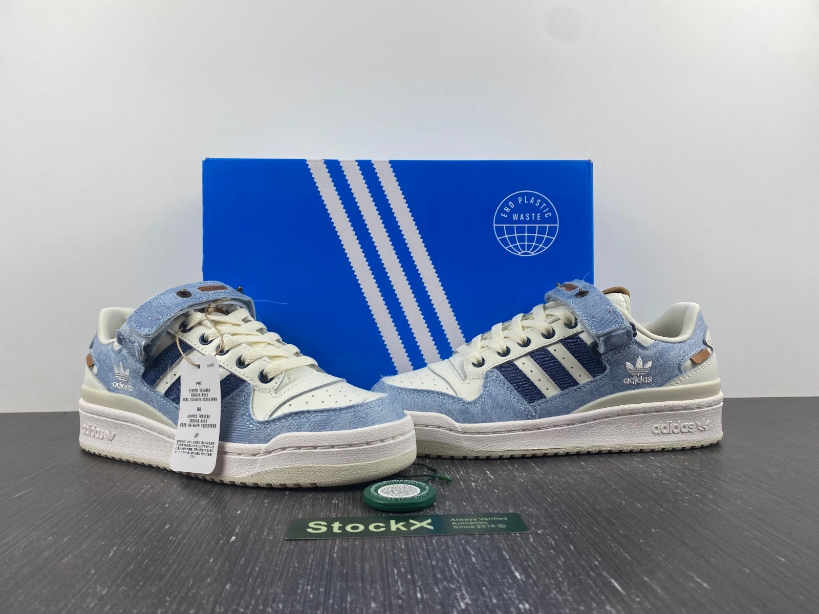 adidas Forum Low Blue Cloud White - HQ6334