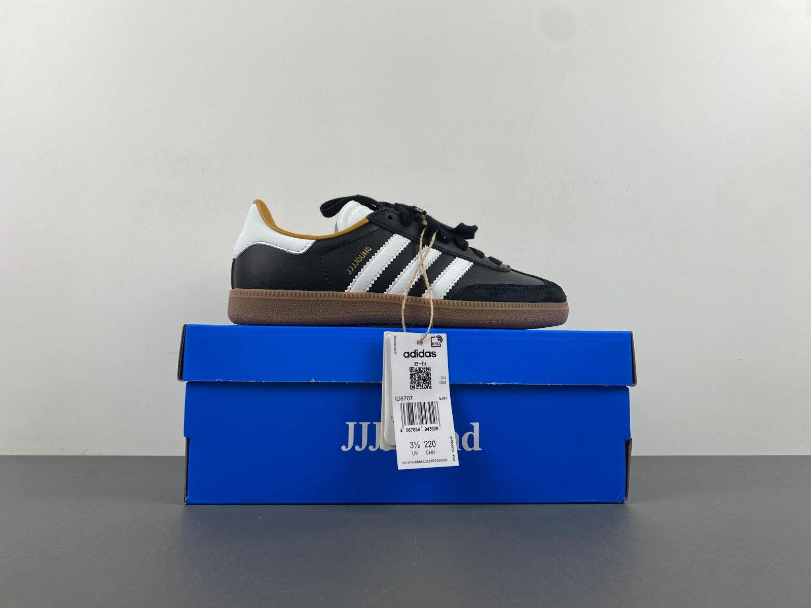 adidas Samba OG JJJJound Black Men's - ID8707