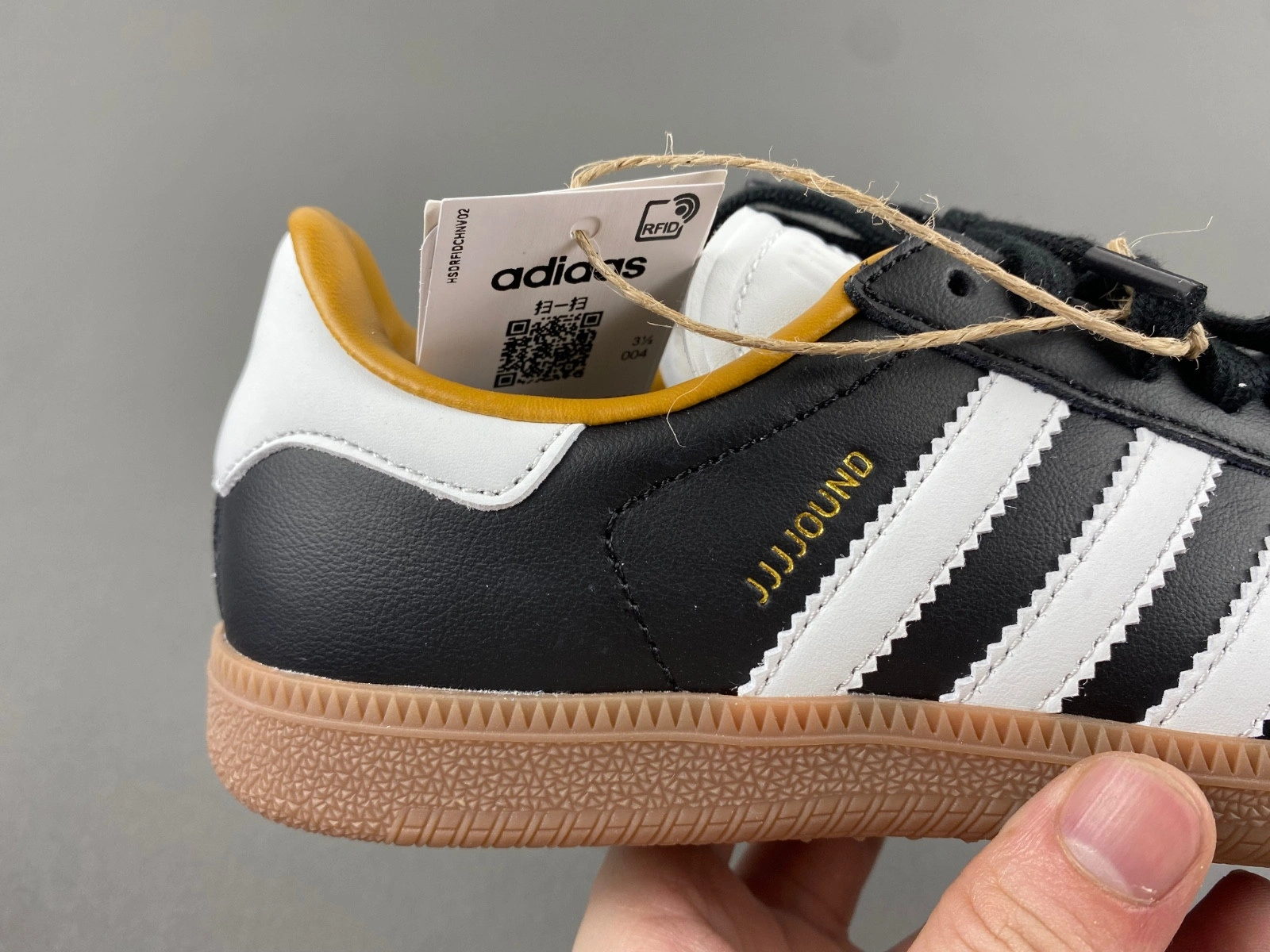 adidas Samba OG JJJJound Black Men's - ID8707