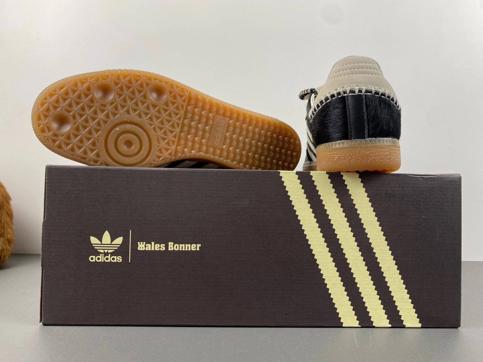 adidas Samba Pony Tonal Wales Bonner Core Black Men's IE0580