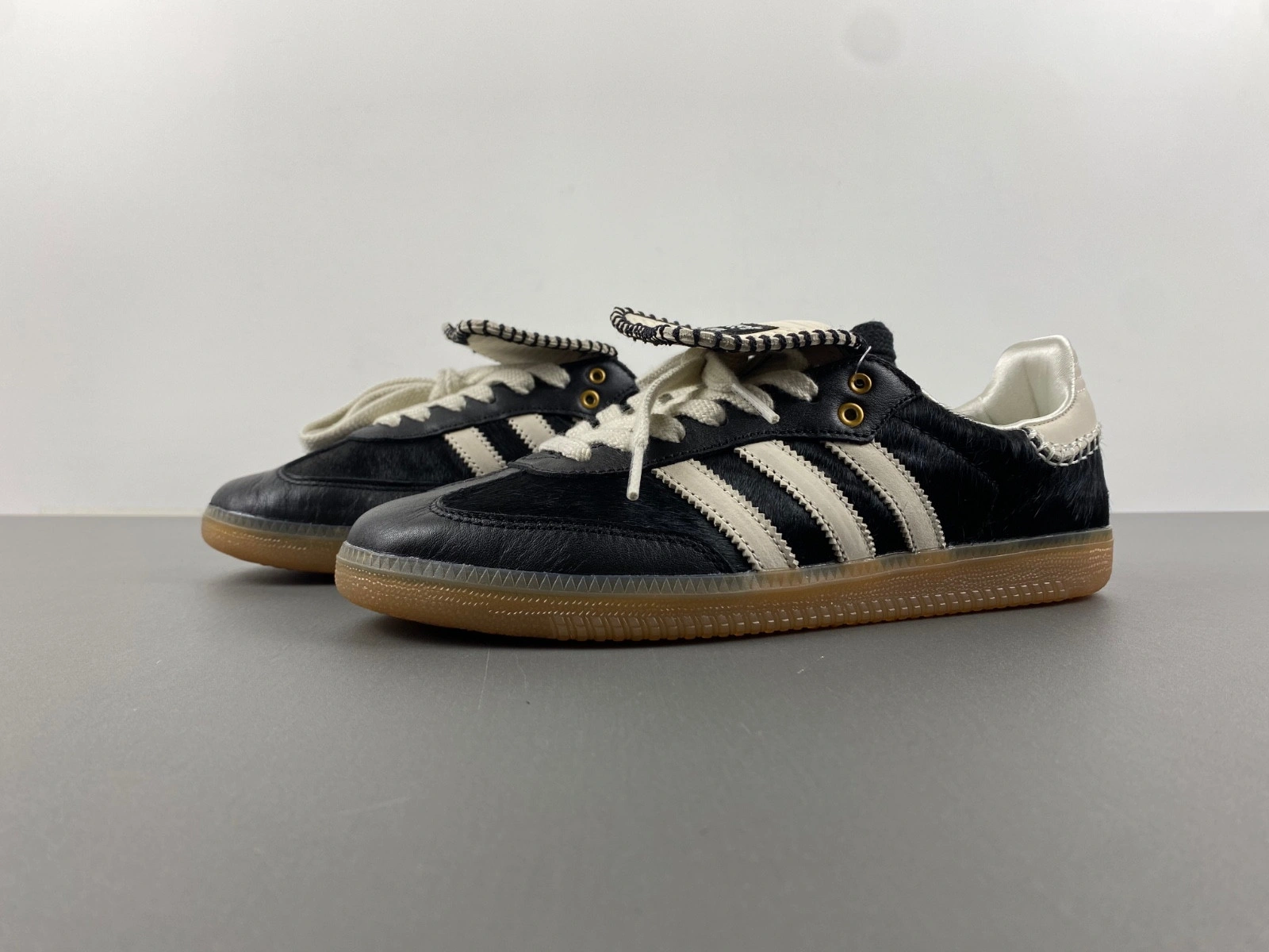 adidas Samba Pony Tonal Wales Bonner Core Black Men's IE0580