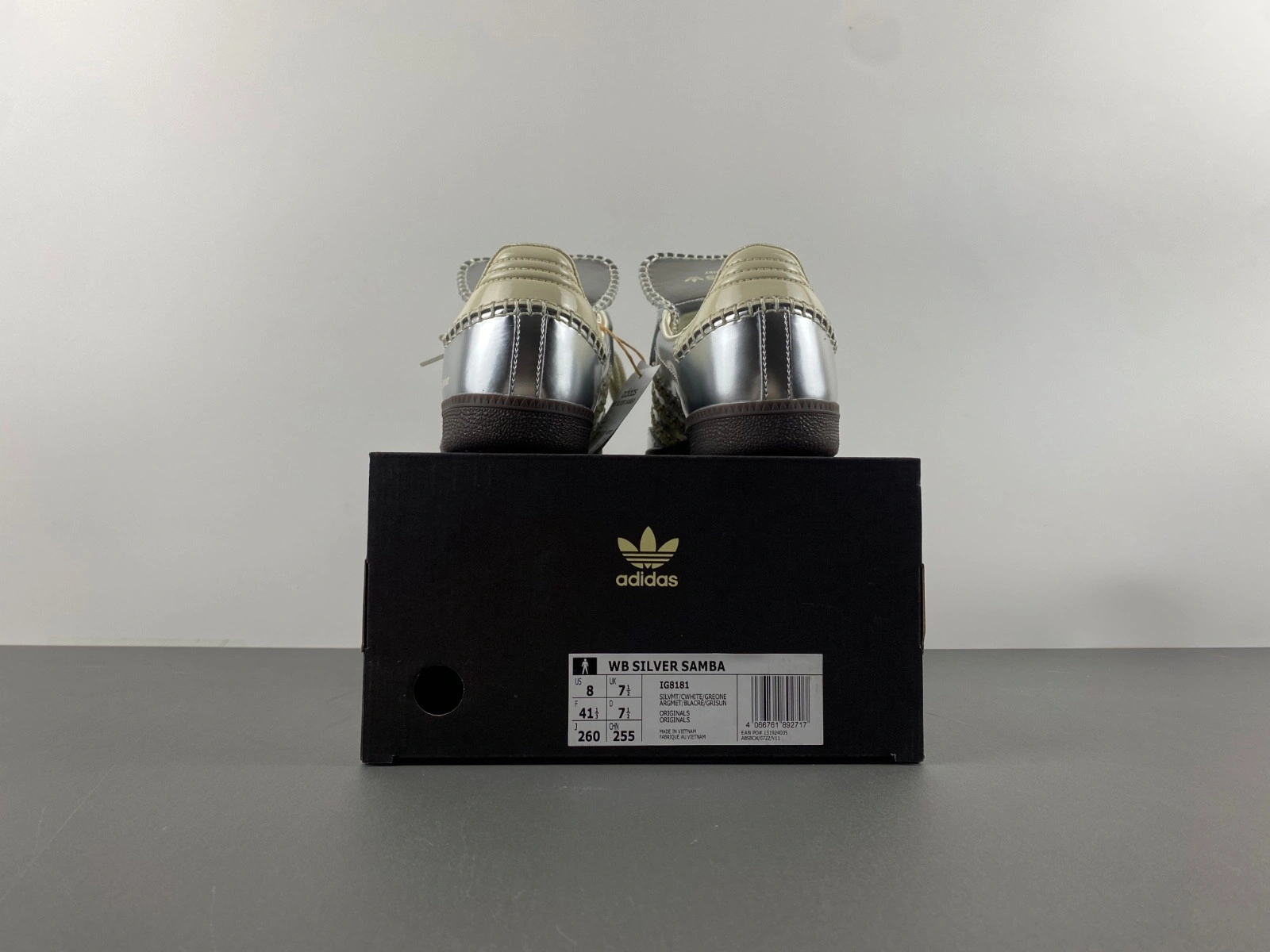 adidas Samba Wales Bonner Silver Men's - IG8181