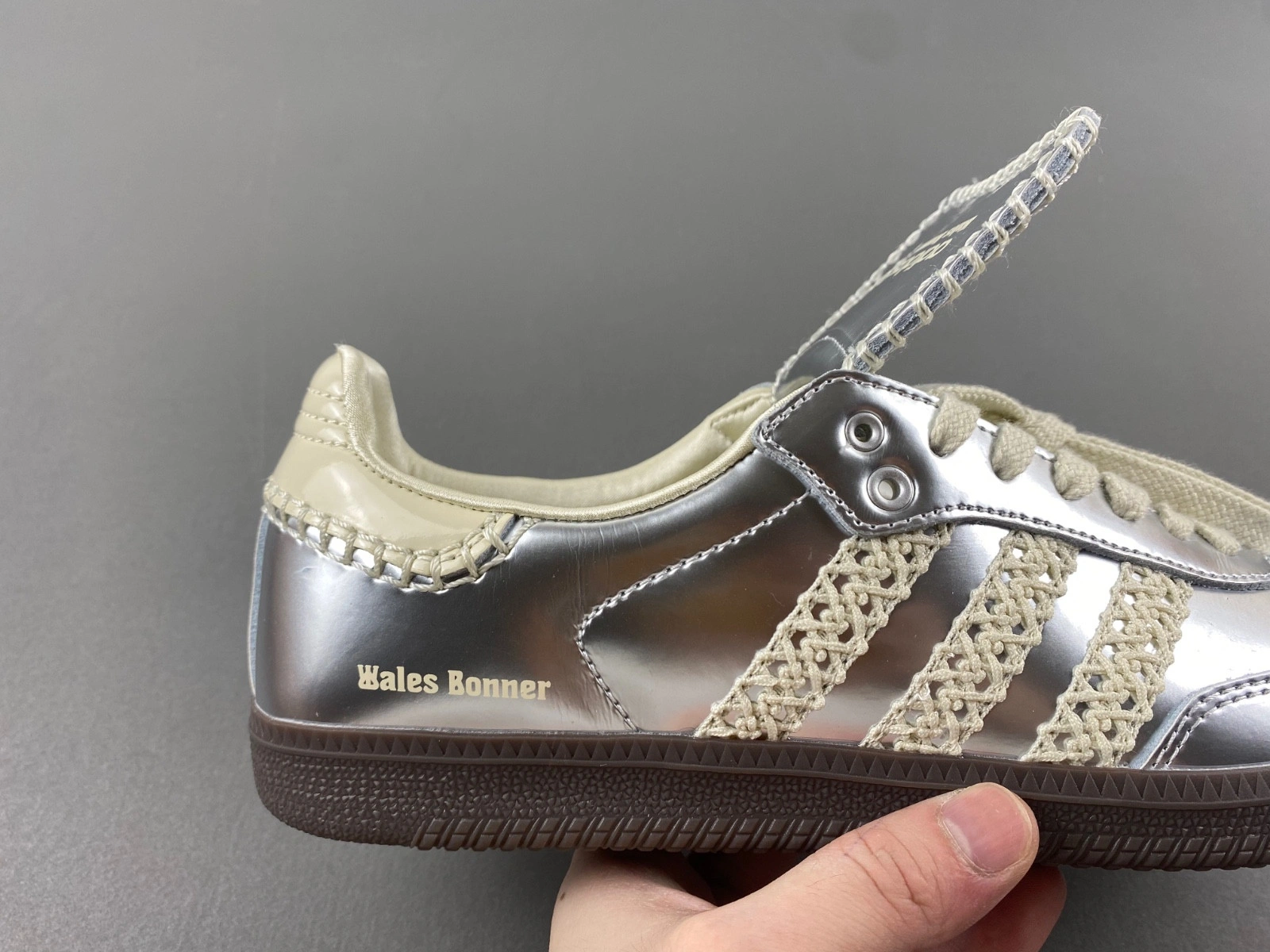 adidas Samba Wales Bonner Silver Men's - IG8181