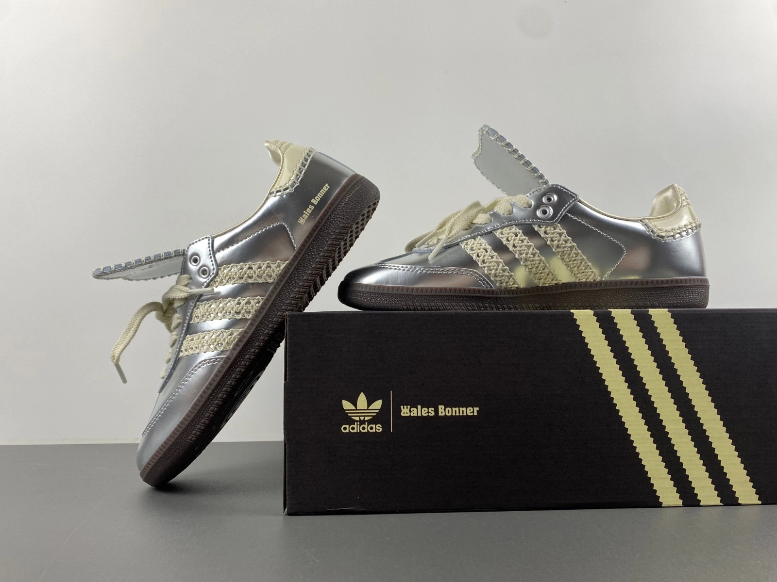 adidas Samba Wales Bonner Silver Men's - IG8181