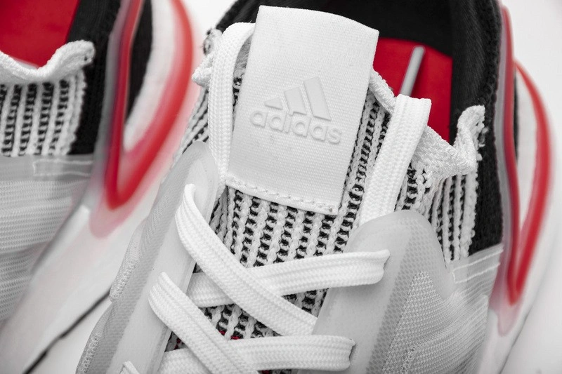 adidas Ultra Boost 2019 Cloud White Active Red B37703