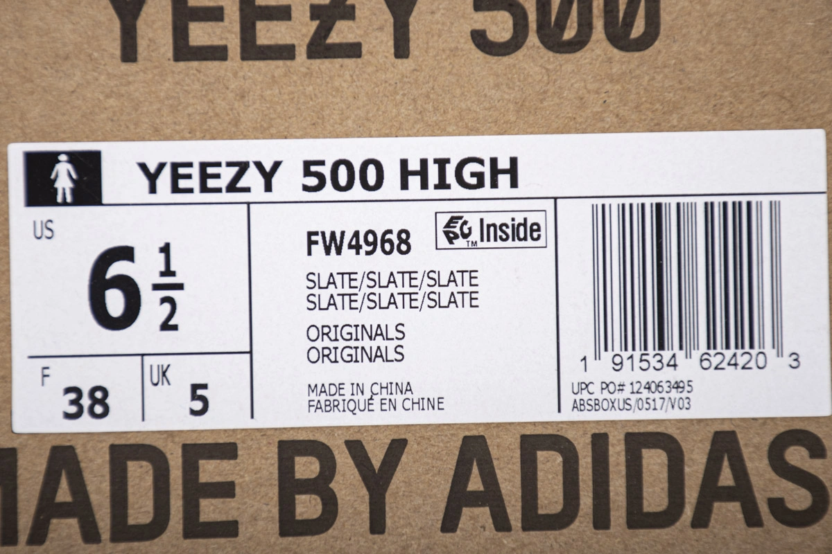 adidas Yeezy 500 High Slate   FW4968