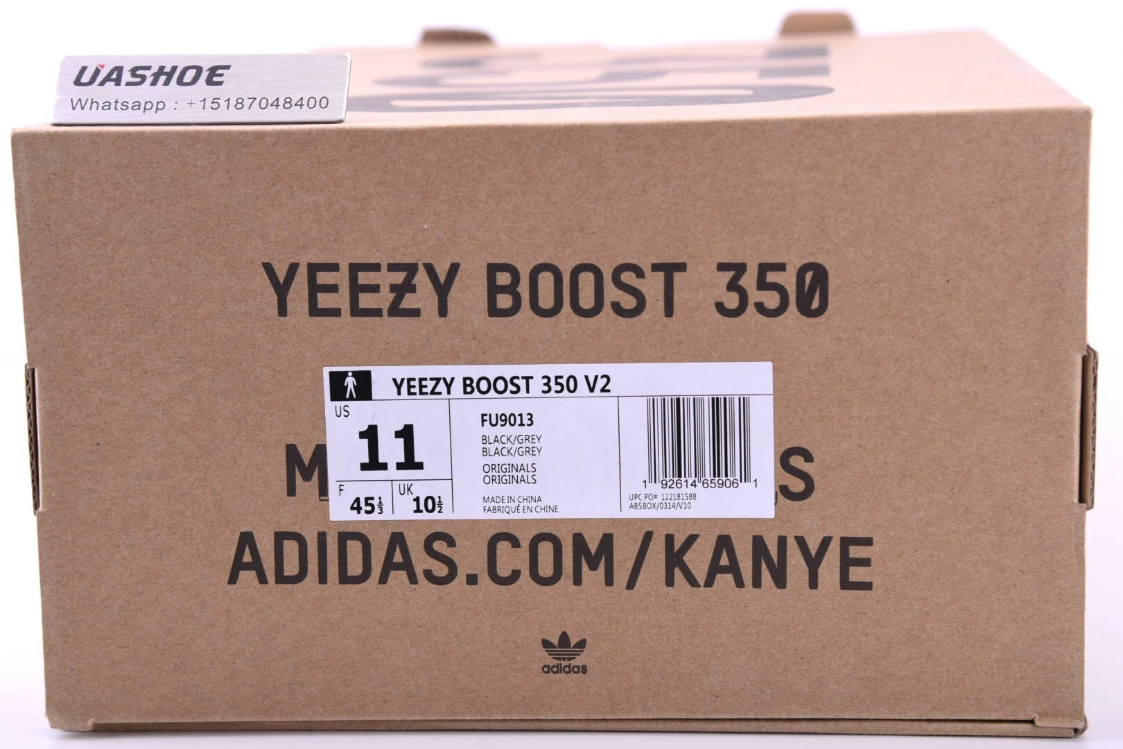 adidas Yeezy Boost 350 V2 Black  FU9006