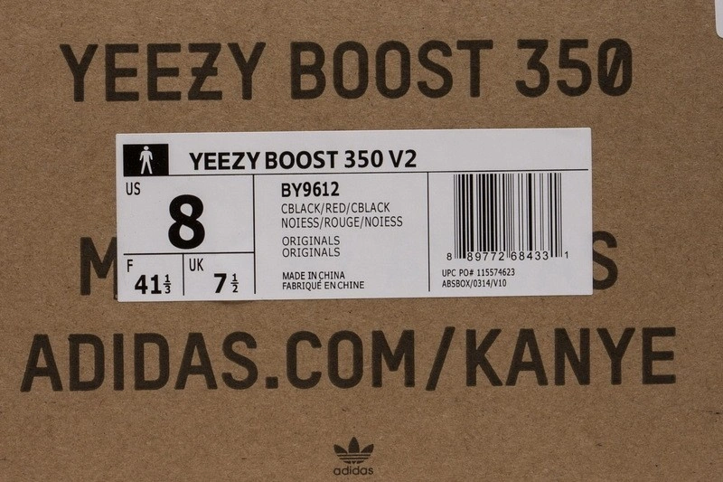 adidas Yeezy Boost 350 V2 Core Black Red BY9612