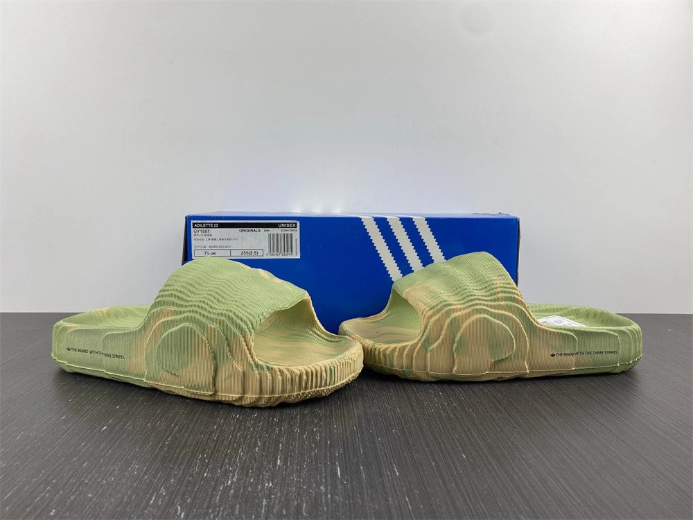 adidas adilette 22 “Magic Lime”  GY1597