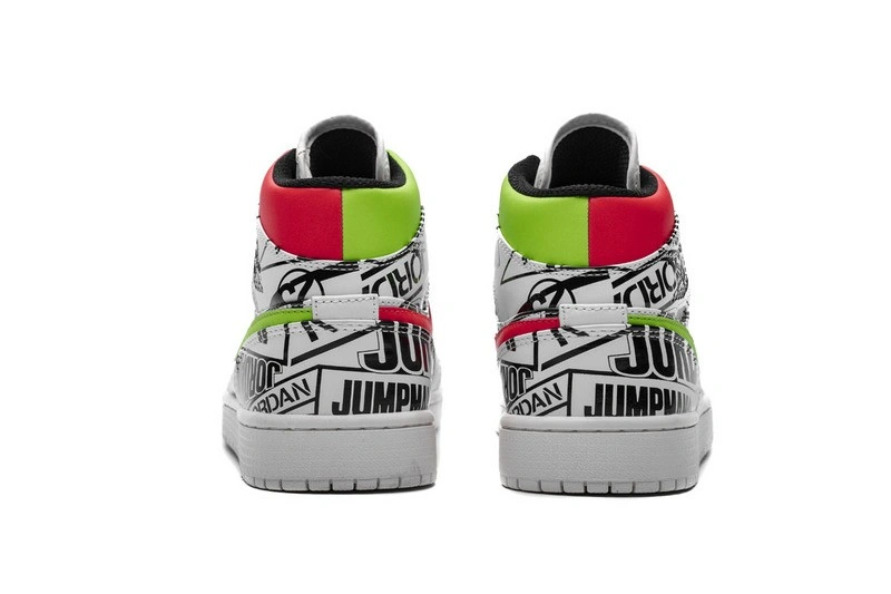 air Jordan 1 Mid All-Over Logos 554724-119