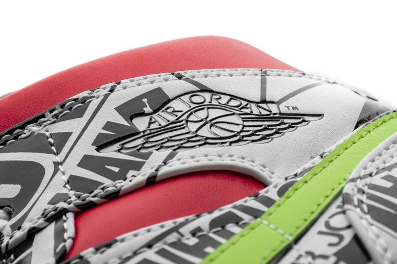 air Jordan 1 Mid All-Over Logos 554724-119