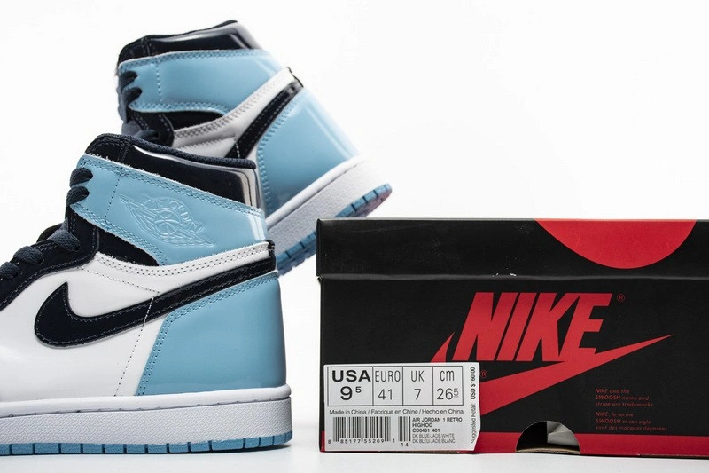 air Jordan 1 Retro High UNC Patent  CD0461-401