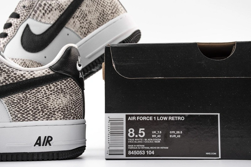 nike Air Force 1 Low Retro Cocoa Snake  845053-104