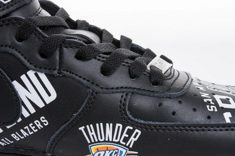 nike Air Force 1 Mid  NBA Black  AQ8017-001