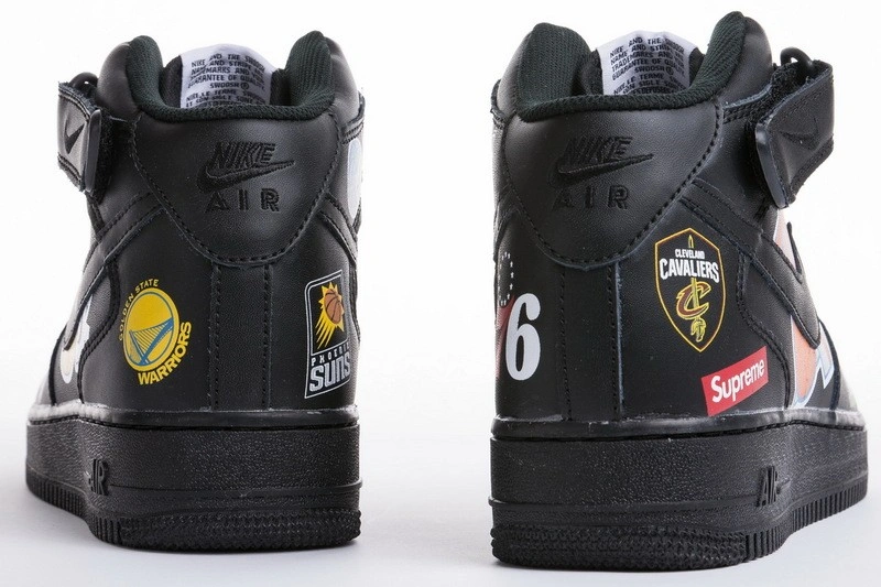 nike Air Force 1 Mid  NBA Black  AQ8017-001