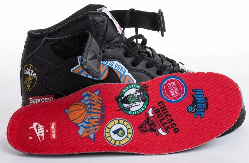 nike Air Force 1 Mid  NBA Black  AQ8017-001
