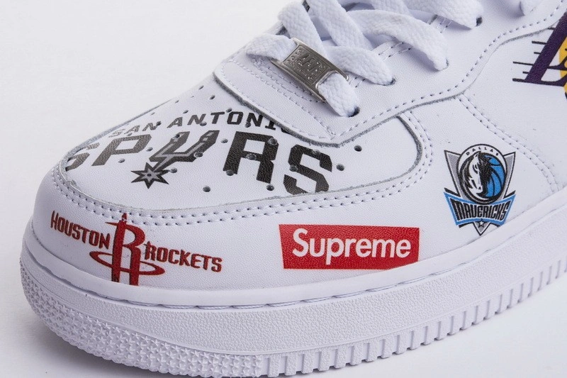 nike Air Force 1 Mid  NBA White  AQ8017-100