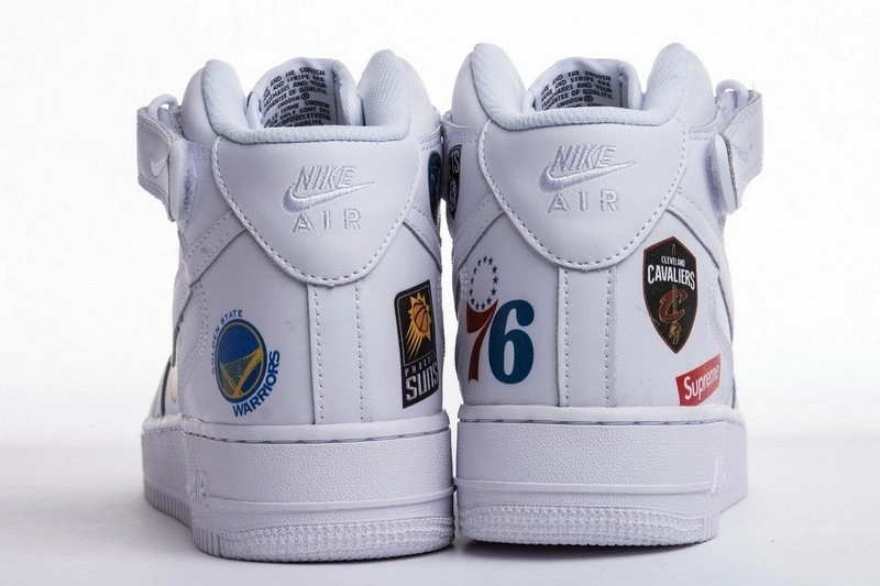 nike Air Force 1 Mid  NBA White  AQ8017-100