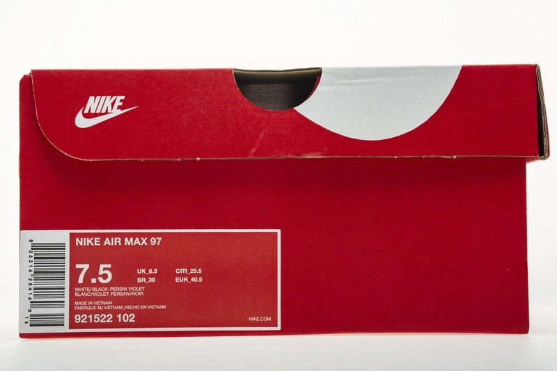 nike Air Max 97 White Black Persian Violet  921522-102