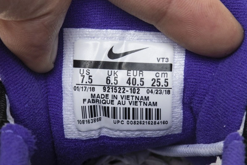nike Air Max 97 White Black Persian Violet  921522-102