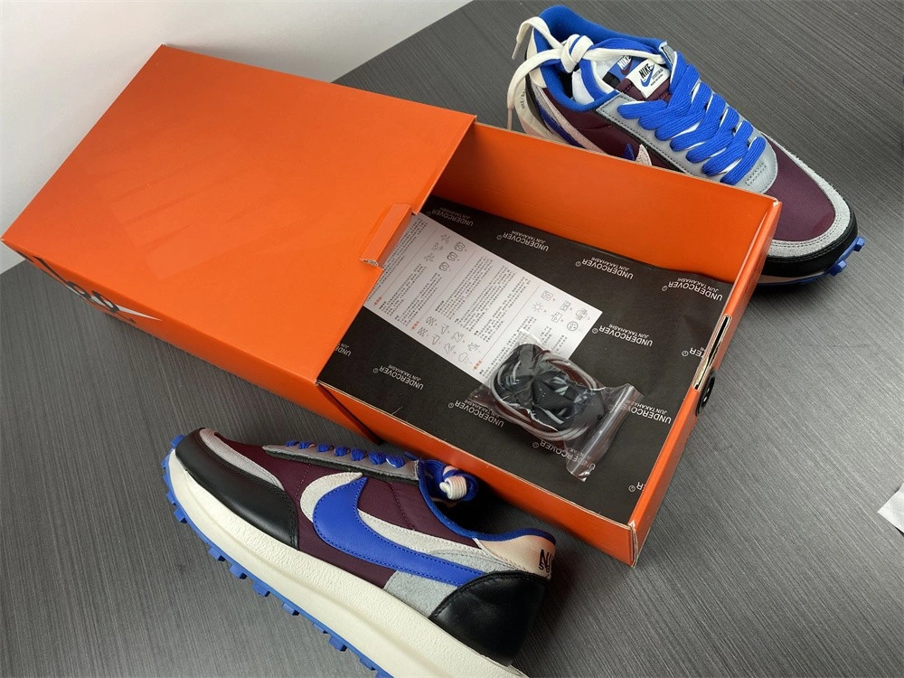sacai x Undercover x LDWaffle 'Night Maroon Team Royal'    DJ4877-600