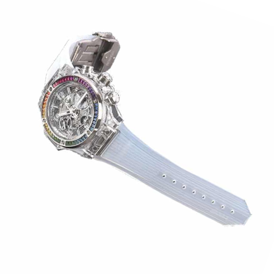 H Big Bang Unico “Rainbow” Sapphire Case 411.JX.4803.RT.4099 True to Original Copy