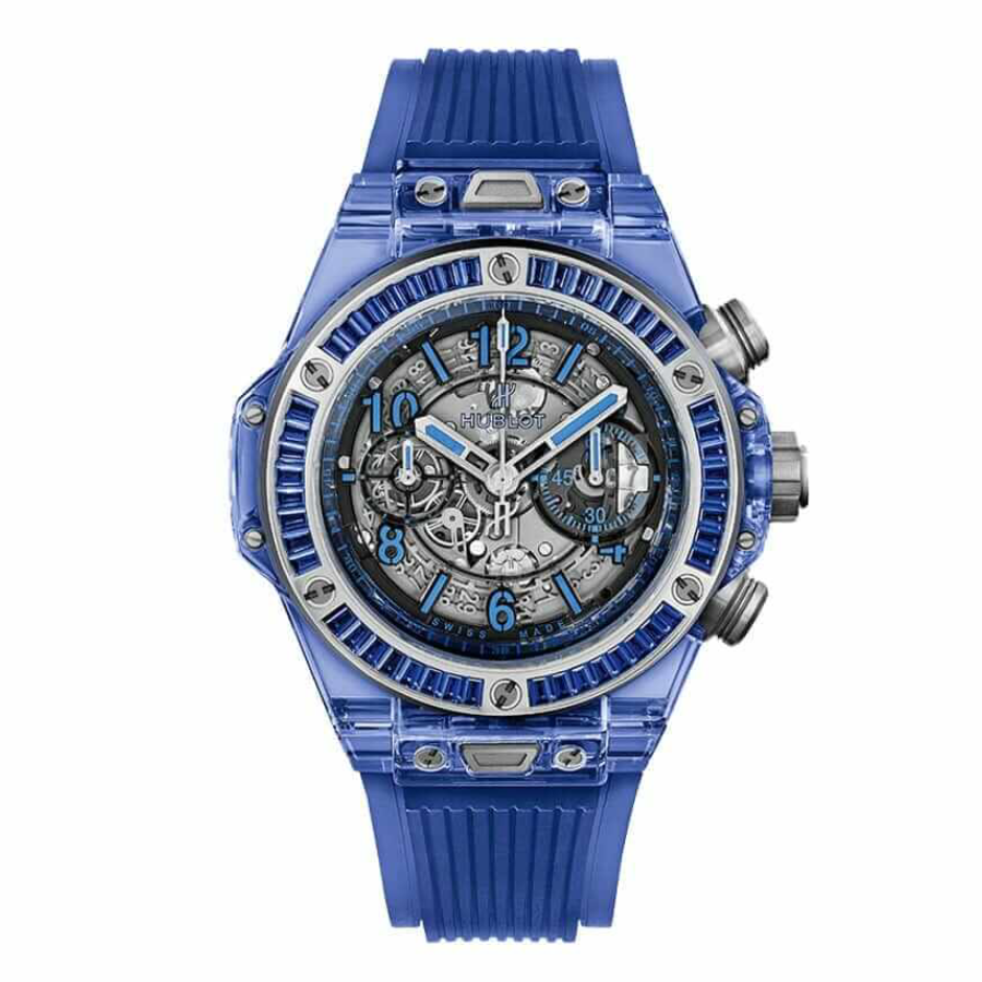 H Big Bang Unico Sapphire 411.JX.4802.RT “Transparent Case” Collector’s Replica